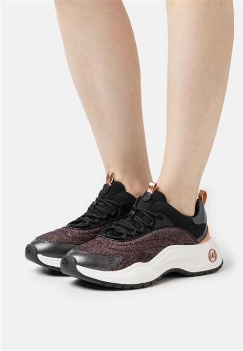 michael kors sportschoenen|Michael Kors rose gold trainers.